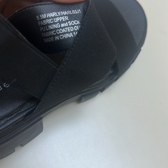 🔥 🆕 MADDEN GIRL Harly chunky block sandals black size 8.5 - Picture 5 of 6